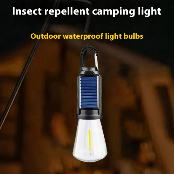 Solar Camping Lantern & Mosquito Zapper – Bug-Free Light in One