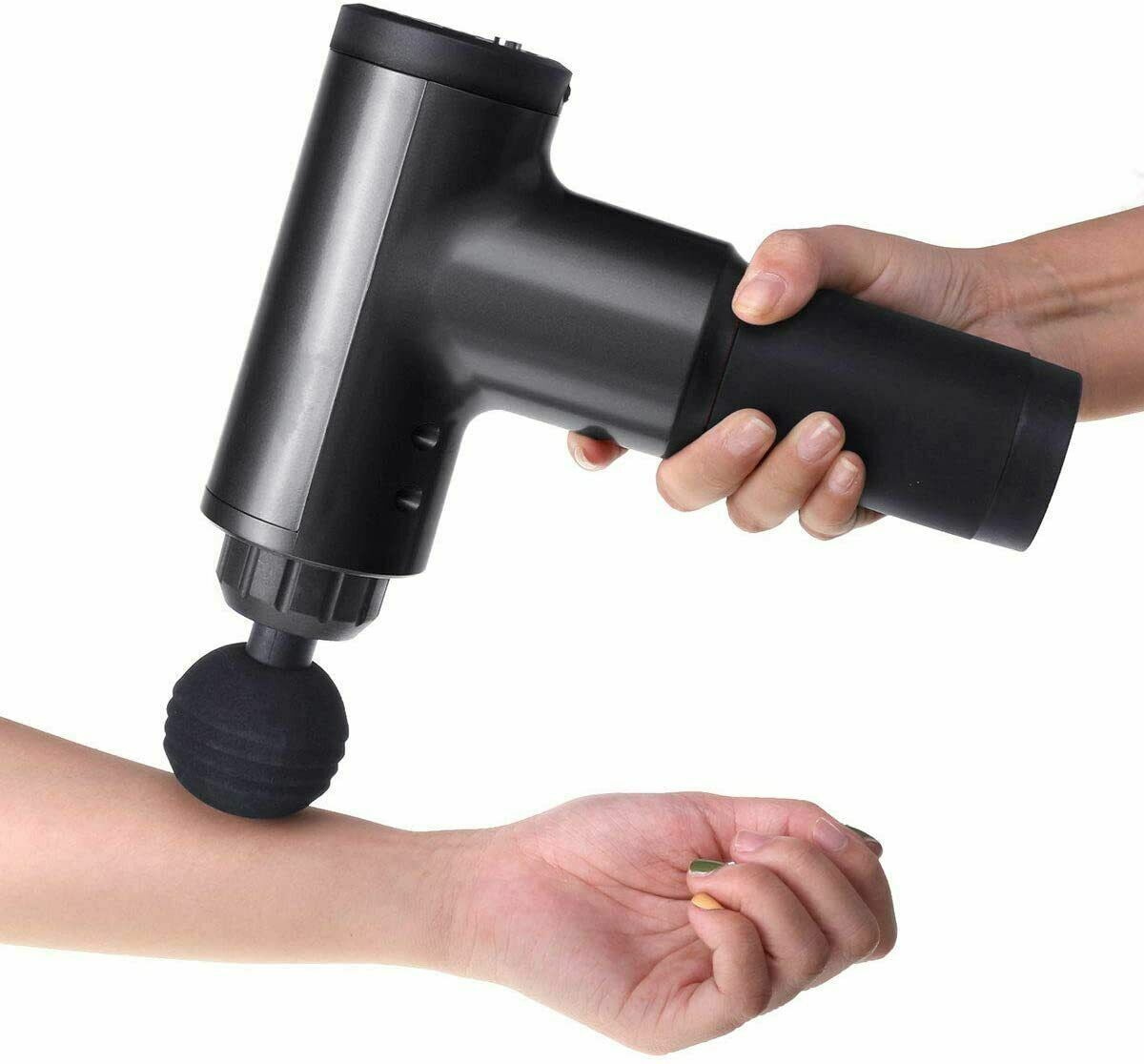 Percussion Massage Gun Deep Tissue Massager With 4 Heads