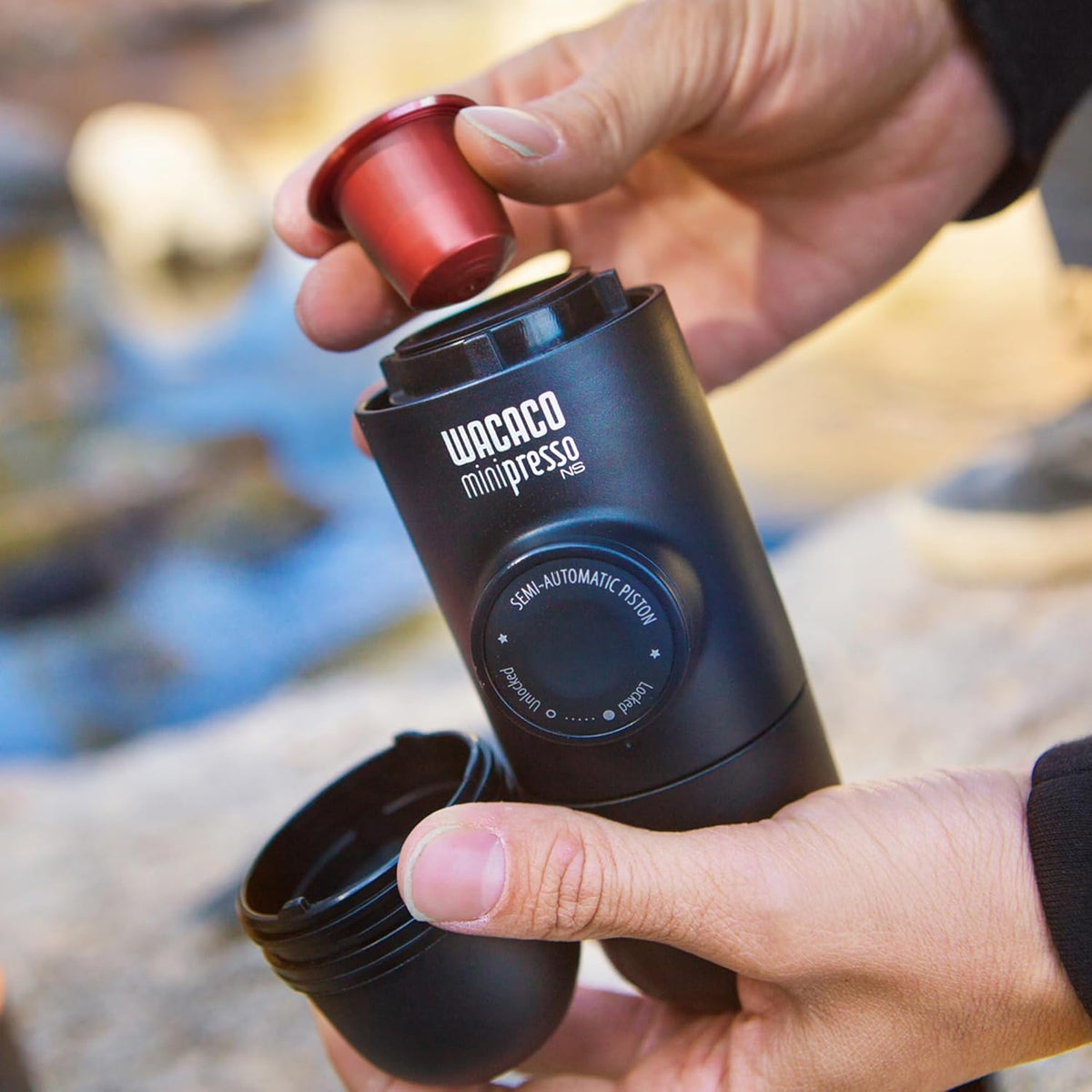 WACACO Minipresso NS – Portable Espresso Machine for Nespresso Capsules