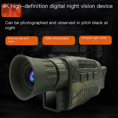 36MP 4K Digital Night Vision Monocular for Outdoors