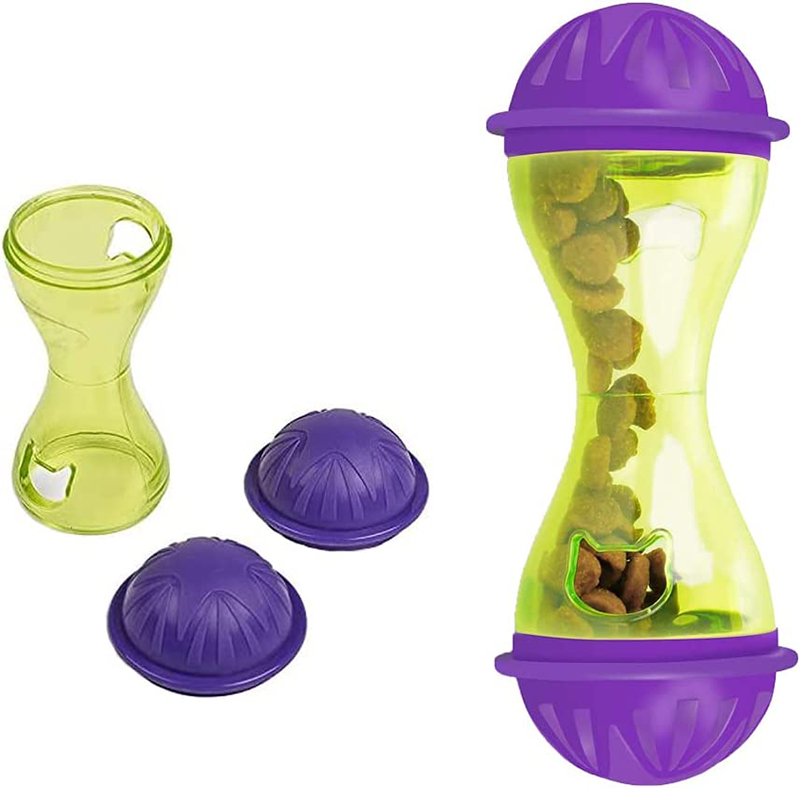 Interactive Cat Treat Dispenser Ball – Slow Feeder Tumbler Toy