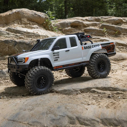 Axial SCX10 III Base Camp 1/10 RC Rock Crawler – 4X4 RTR, White