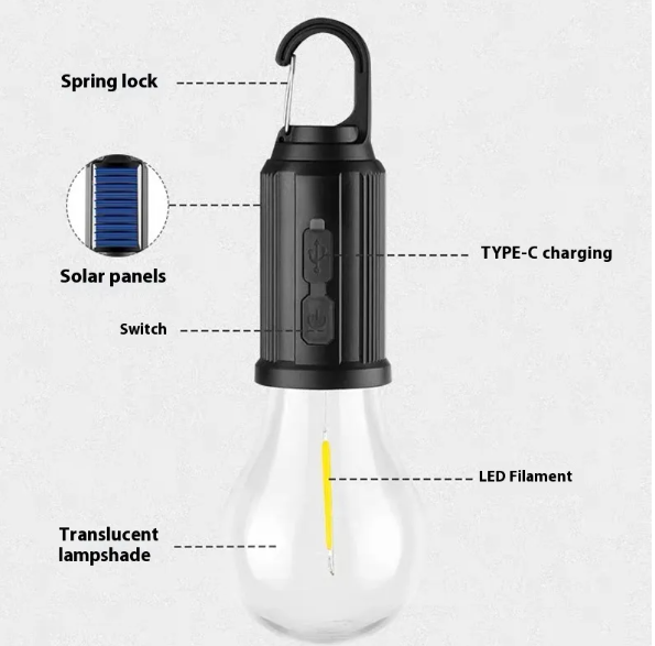 Solar Camping Lantern & Mosquito Zapper – Bug-Free Light in One