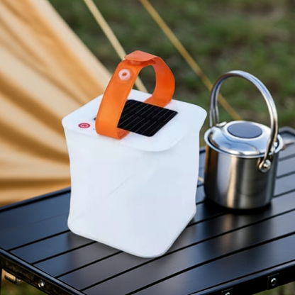 Solar Collapsible LED Camp Lantern – USB Rechargeable