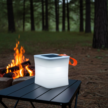 Solar Collapsible LED Camp Lantern – USB Rechargeable