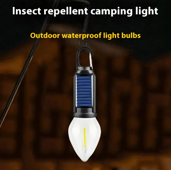 Solar Camping Lantern & Mosquito Zapper – Bug-Free Light in One