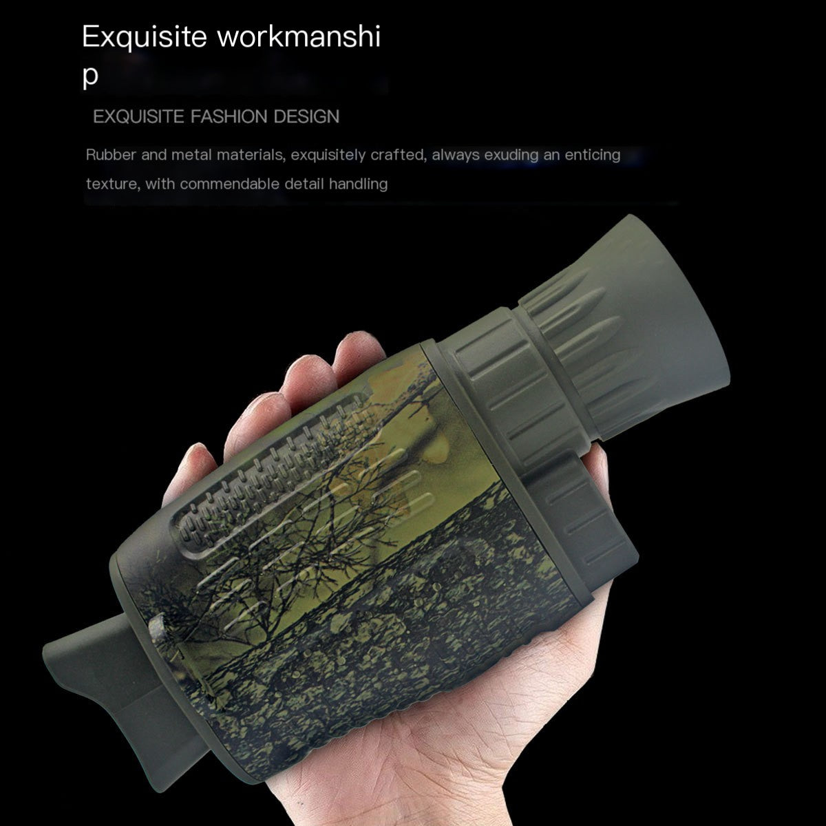 36MP 4K Digital Night Vision Monocular for Outdoors