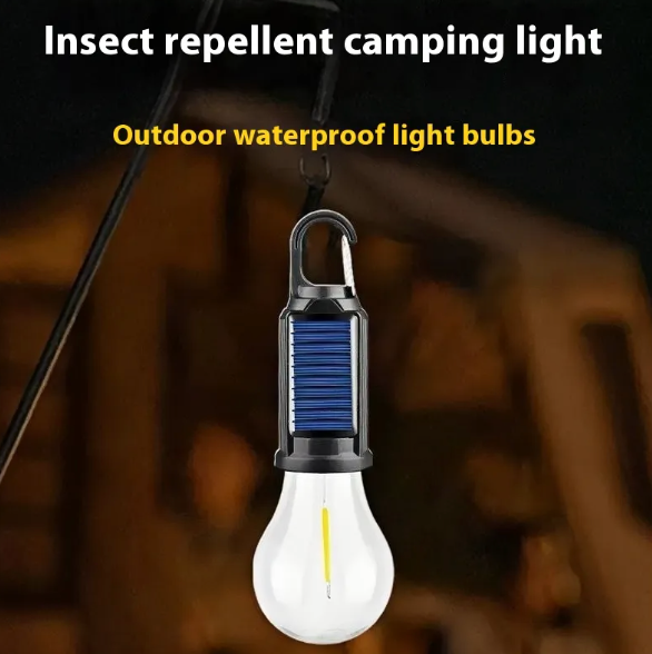 Solar Camping Lantern & Mosquito Zapper – Bug-Free Light in One