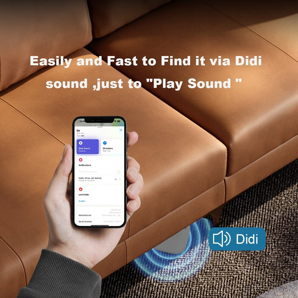 Bluetooth Item Tracker for Apple Find My Devices